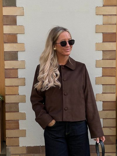 Nilo Faux Suede Jacket
