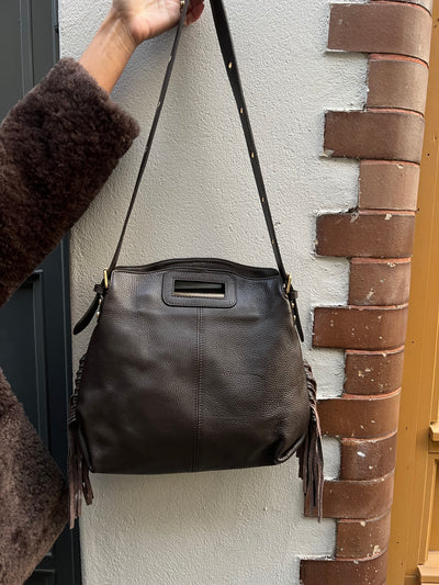 Zia Fringe bag brown