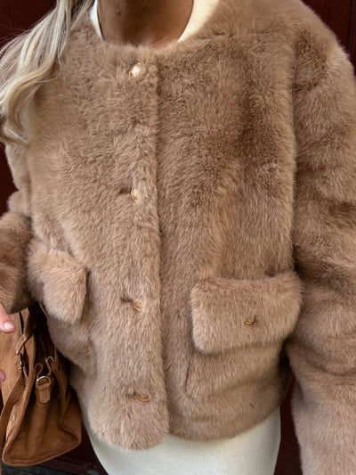 Cassie jacket Fuxfur