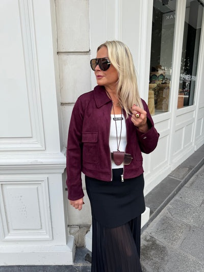 Sandro  jacket Bordeaux 25019