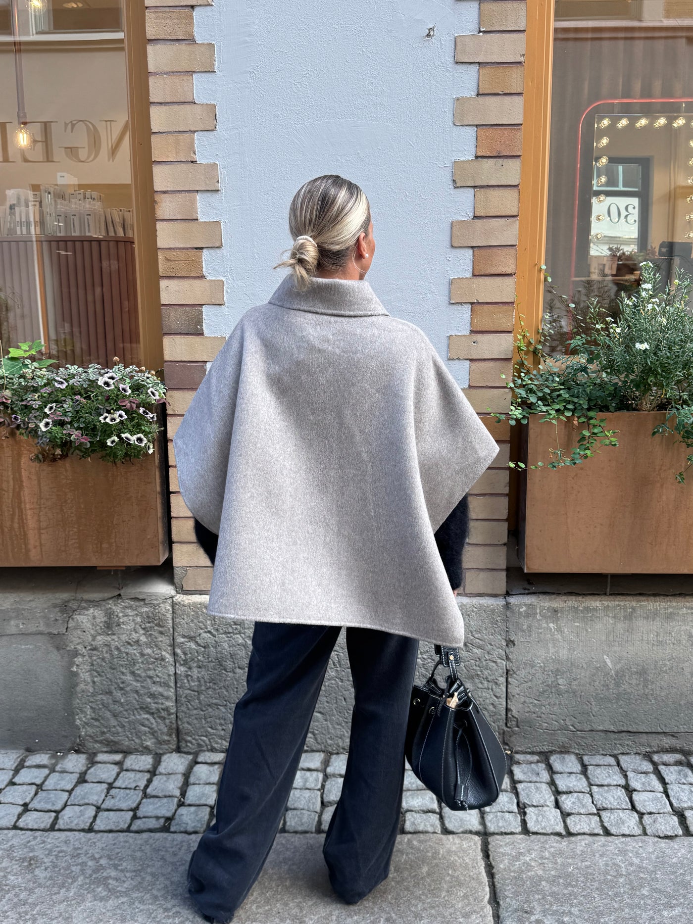 Sophie Cape Jacket beige melange 5113