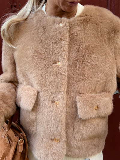 Cassie jacket Fuxfur