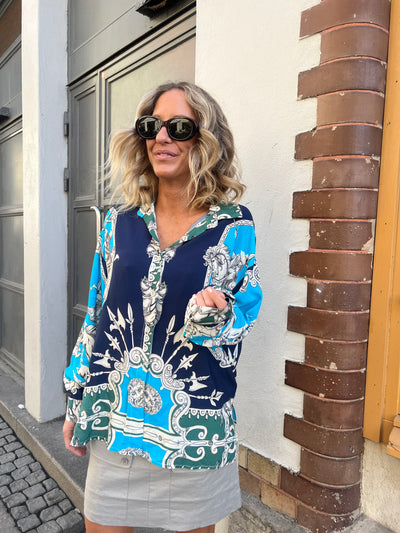 Galliano shirt blue