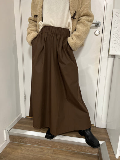 IXTAU MAXI SKIRT brun
