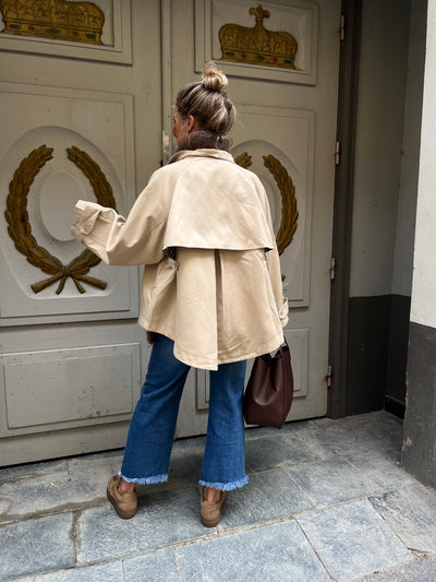 Drole trench beige