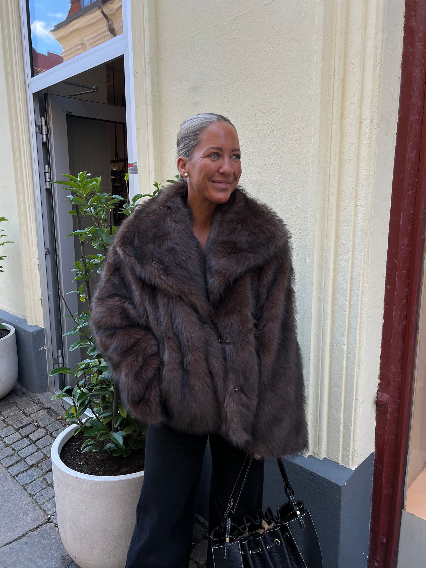 Stephanie Faux Fur Jacket