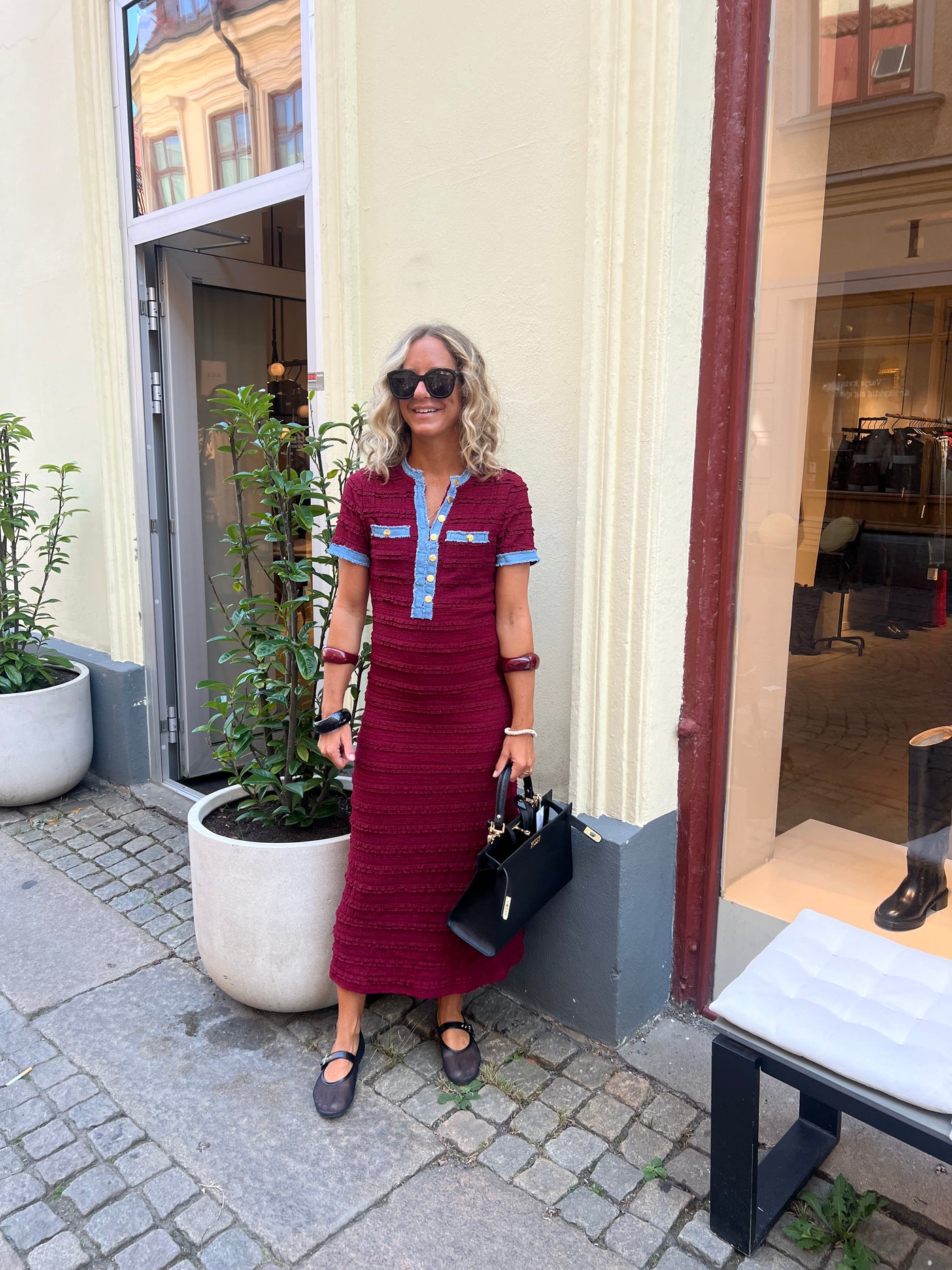 Mango dress Bordeaux