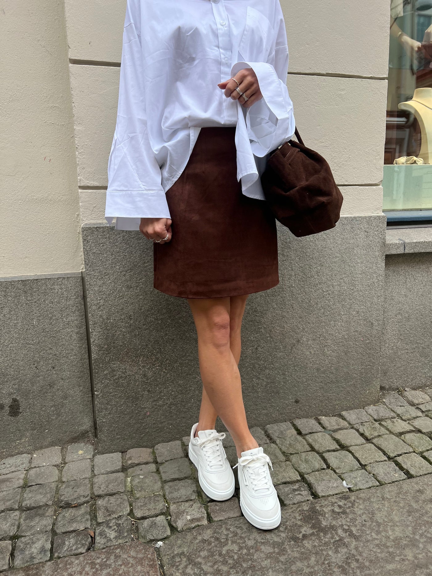 Hemie Imitated Suede Skirt