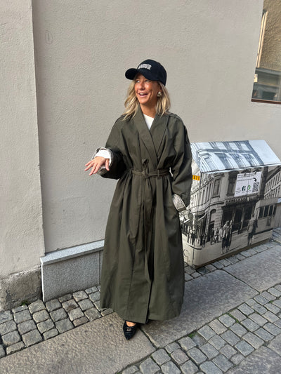 Anta oversized trench grön