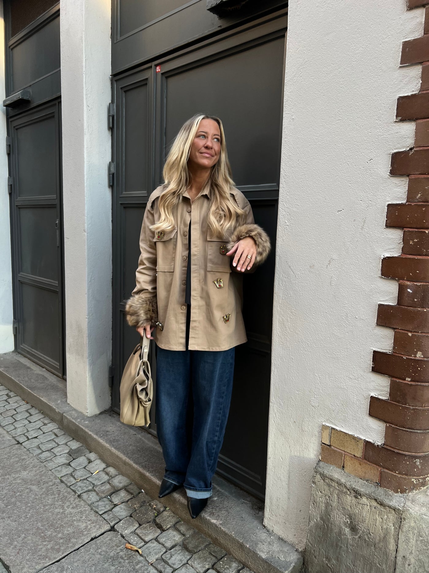 Crown armyjacket camel