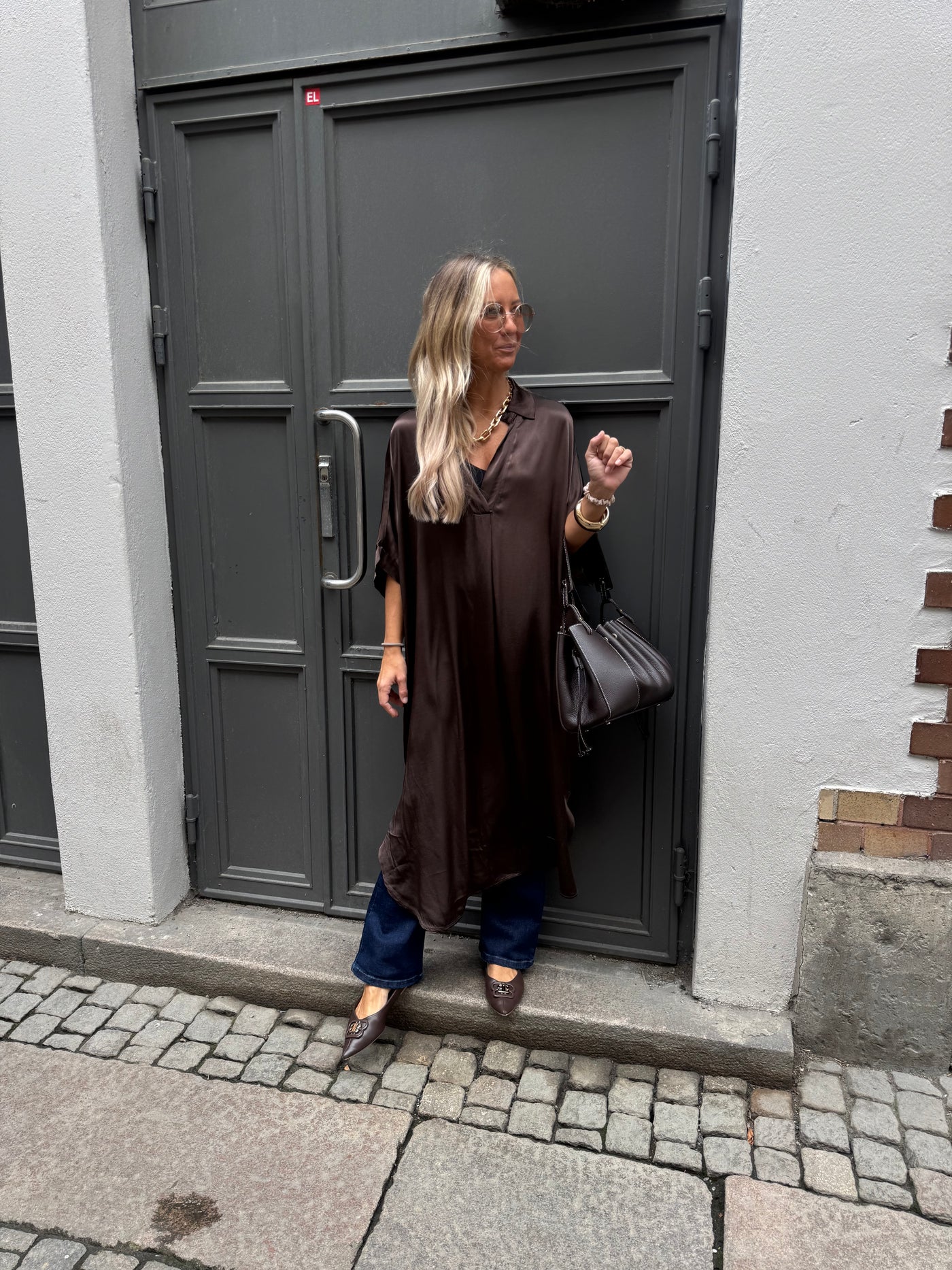 Marie Dress Brown