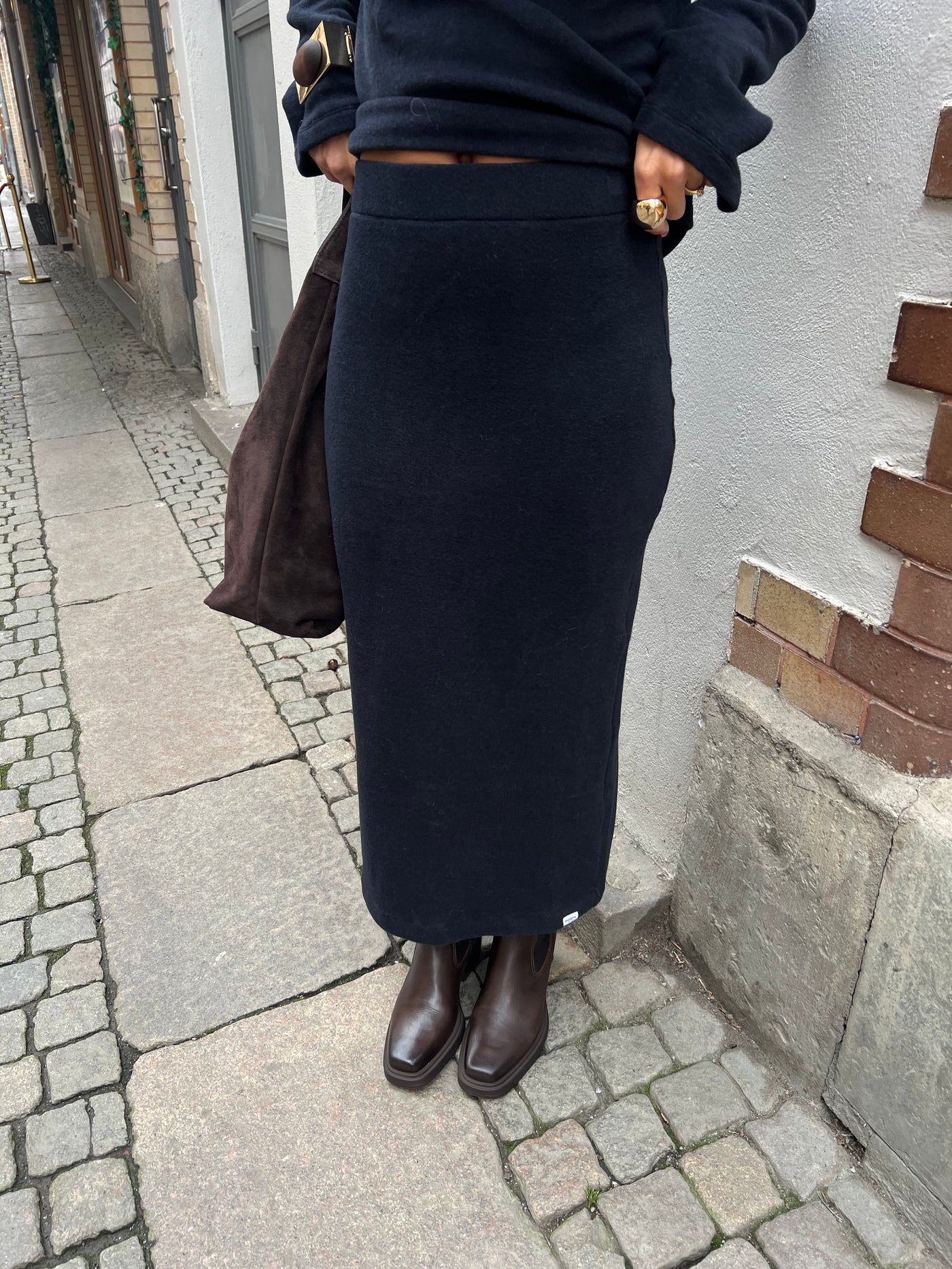 Penn&ink navy kjol 222LTD