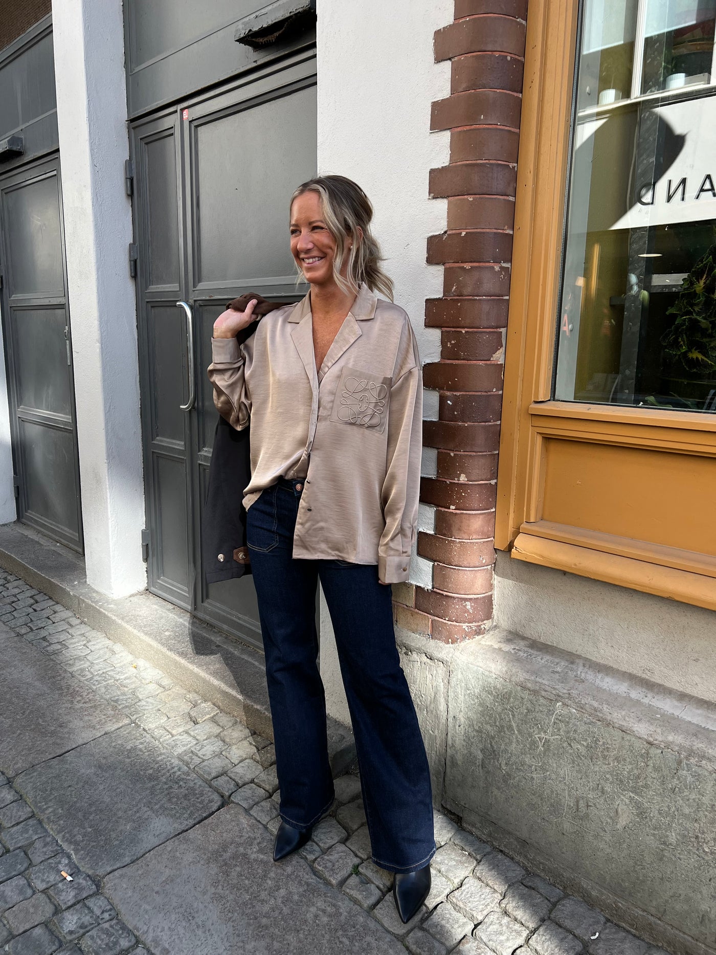Look blouse nougat