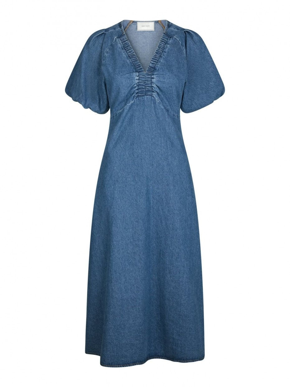 NEO NOIR KLÄNNING ILLANA DENIM BLUE