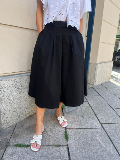 MORISETTE SOLAR SKIRT IN BLACK