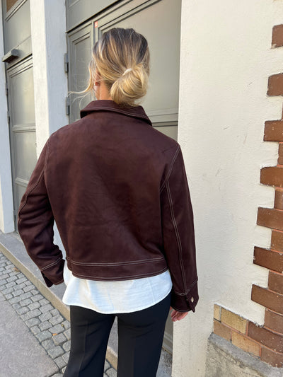 Sandro  jacket mörkbrun 25019