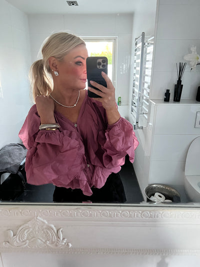Angel boho blouse old pink leverans 7 dagar