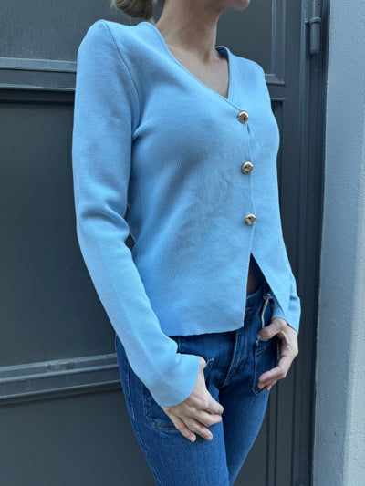 Hanna Gold Bottom Blue
