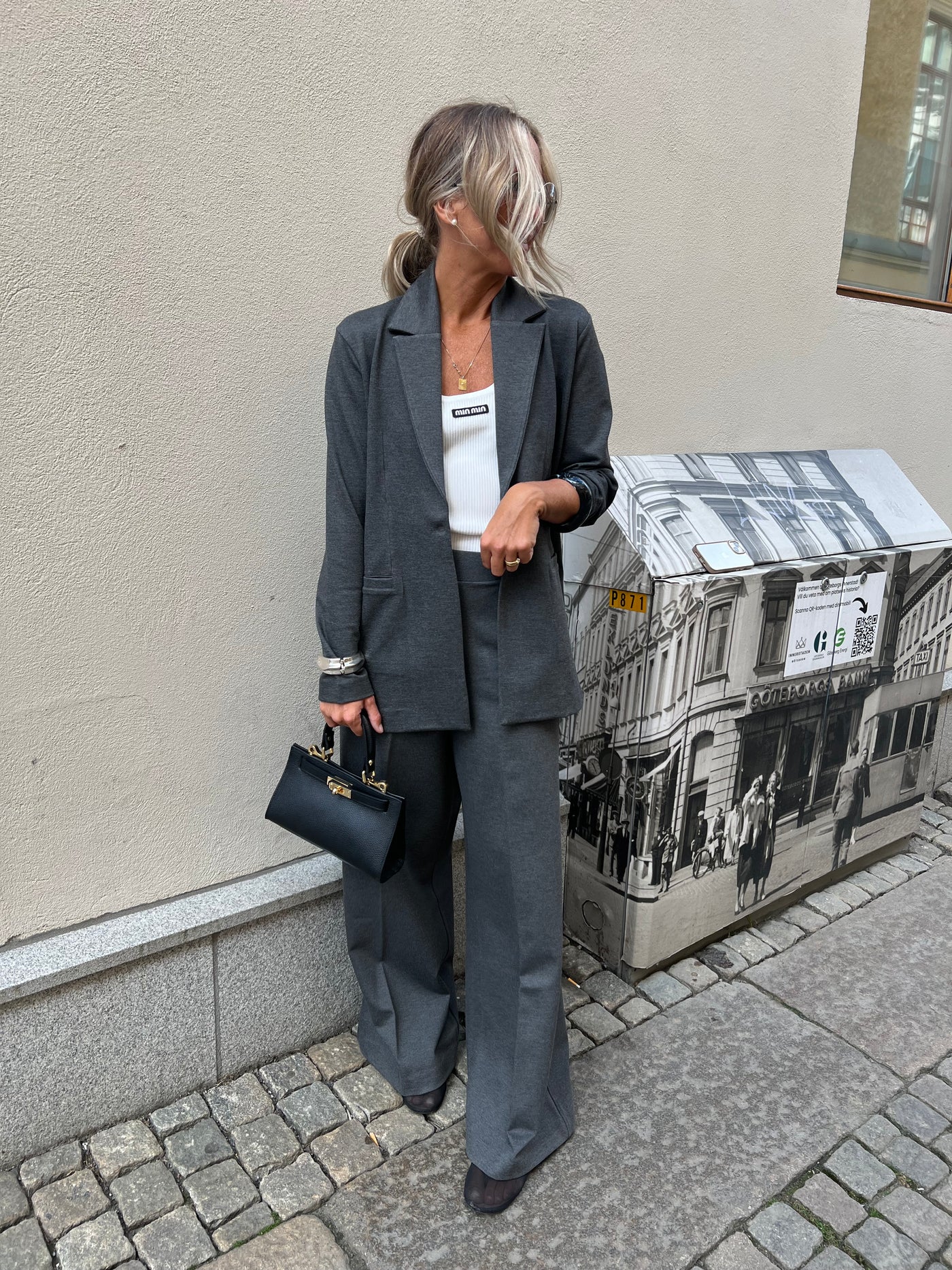 Luna Pants - Graphite Melange