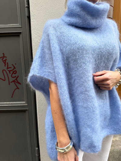 Roro Mohair ljus Blå polo - 22131