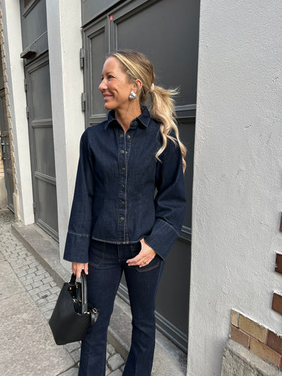 ROSA DENIM SHIRT dark denim