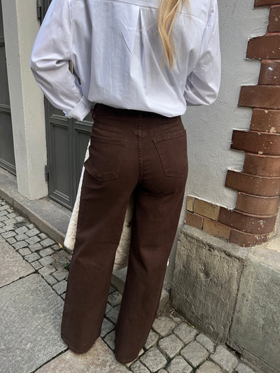 STUDS JEANS BROWN