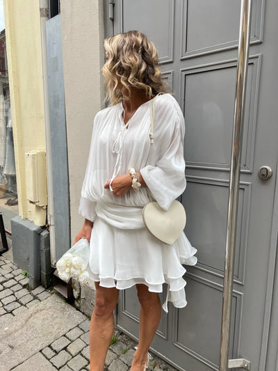 Amanda dress white