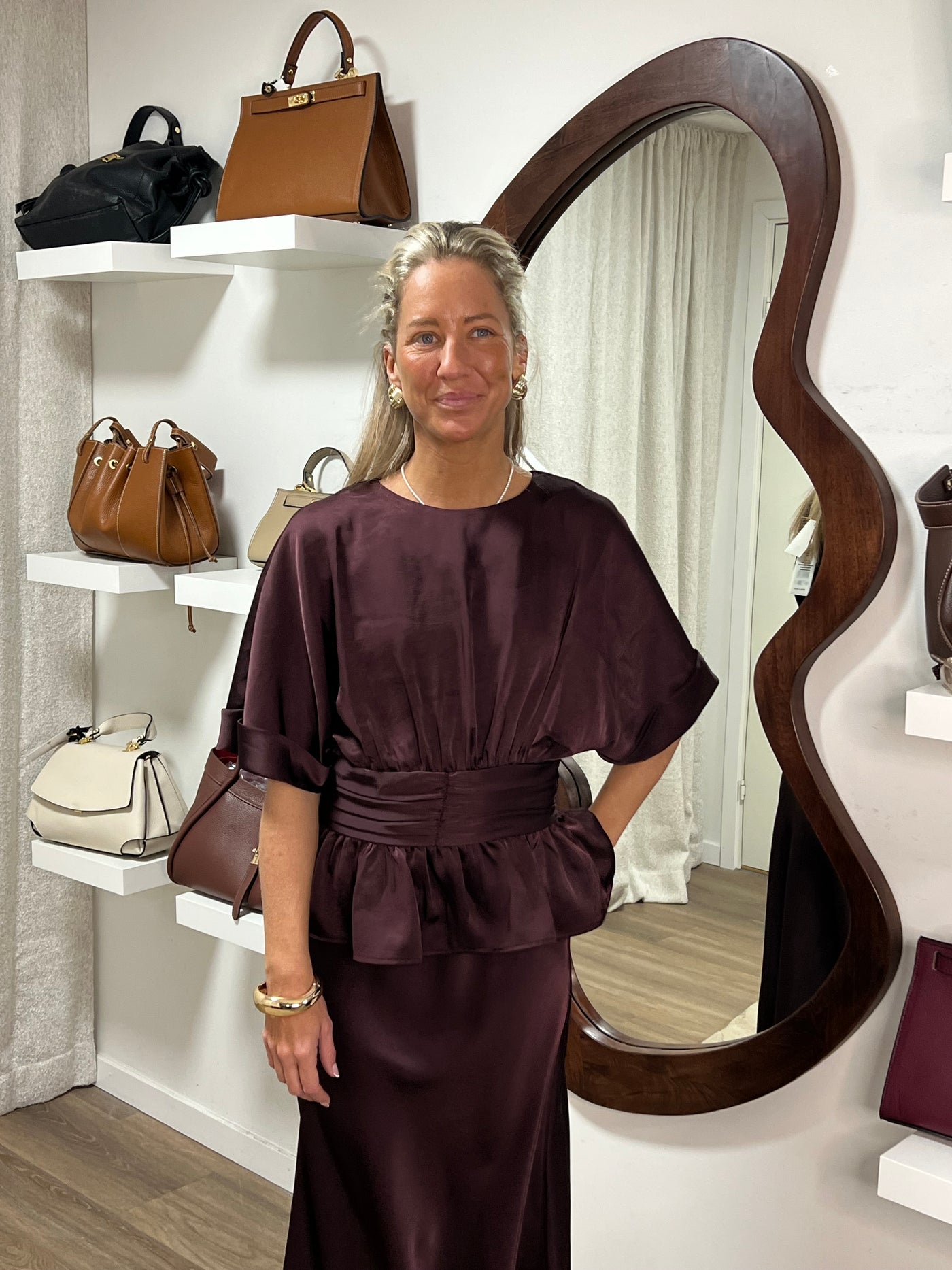 Annegret Heavy Sateen blouse