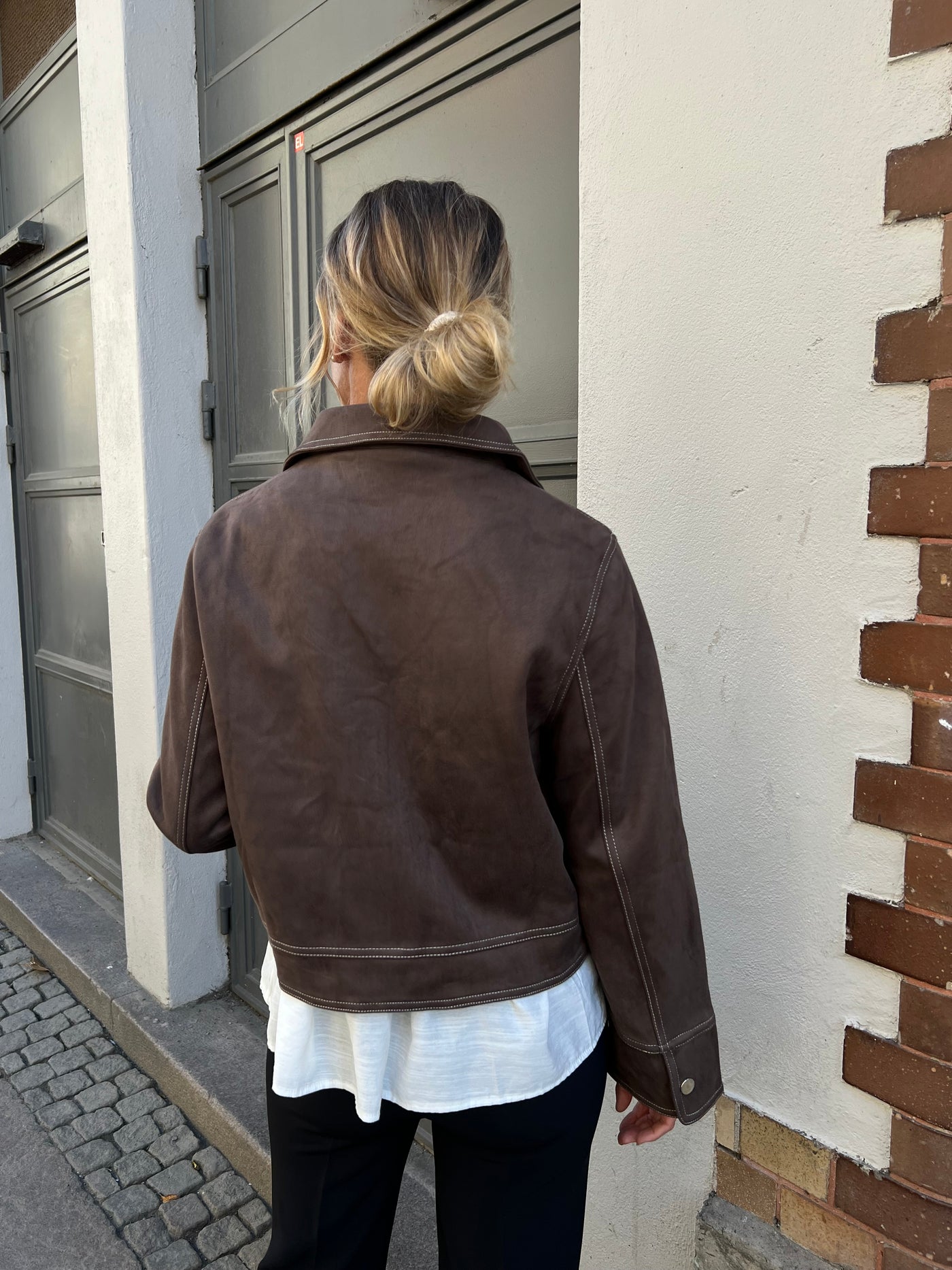Sandro  jacket taupe 25019
