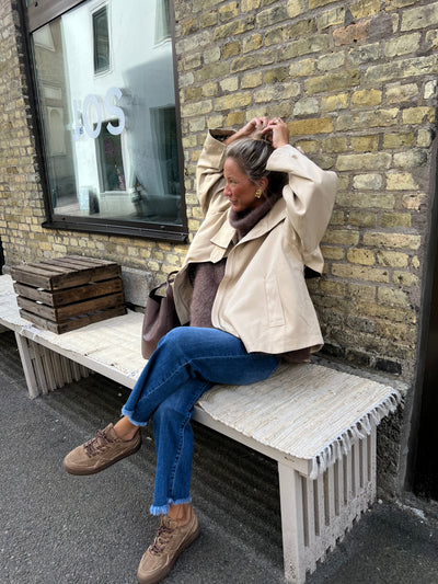 Drole trench beige