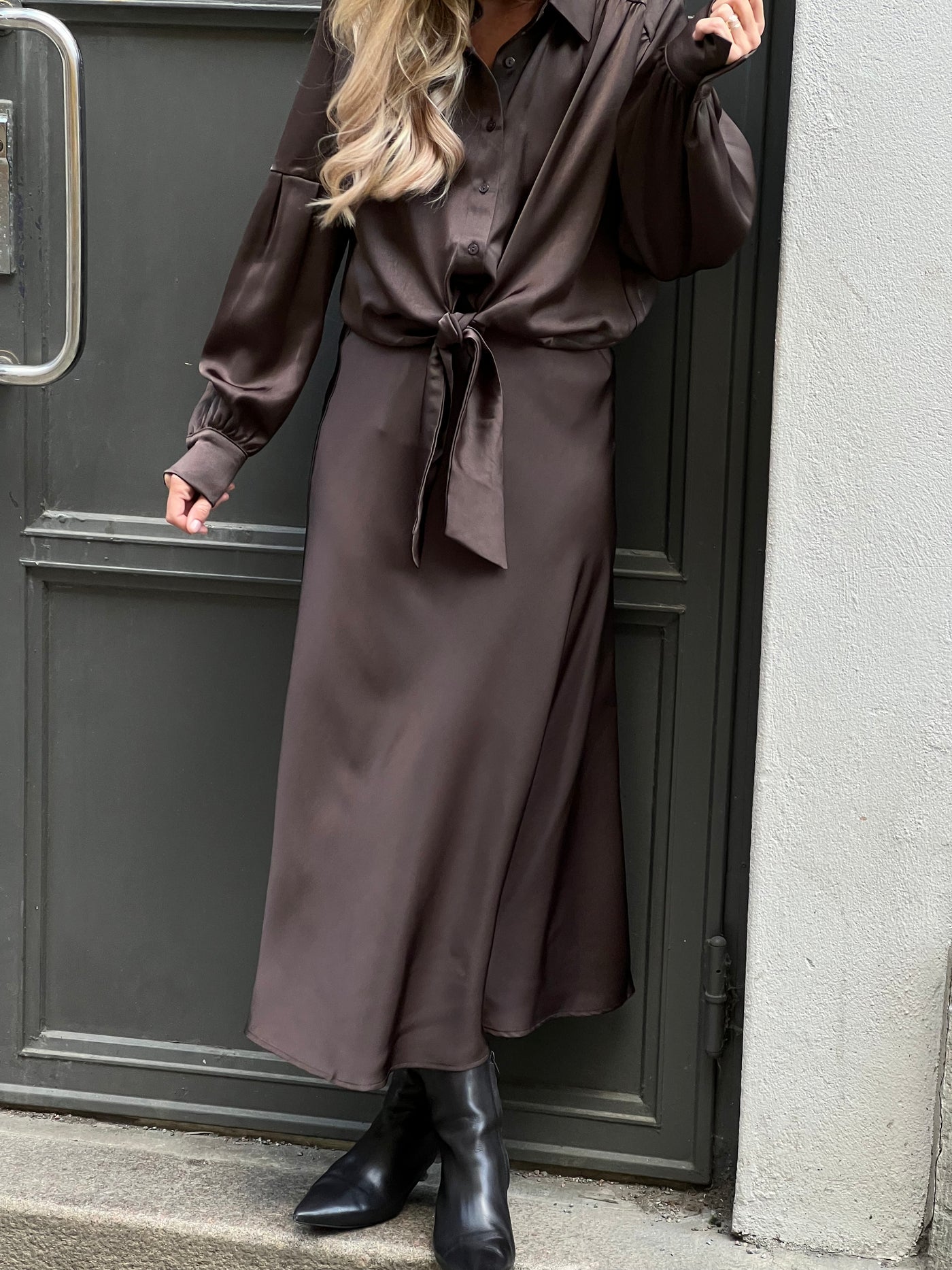 Neo Noir Bovary skirt Brown