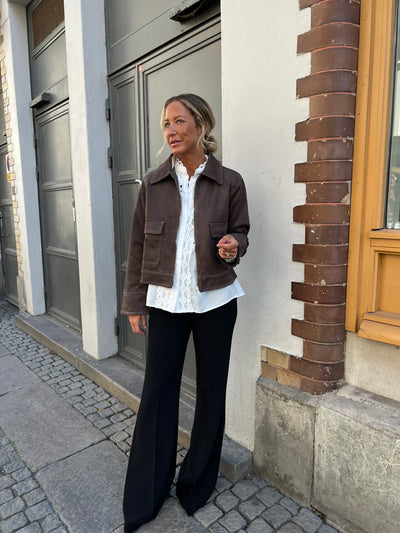 Sandro  jacket taupe 25019