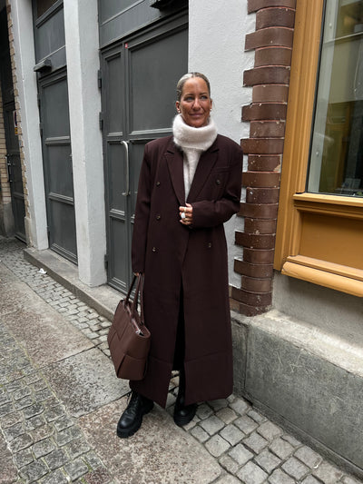 C Long Coat Brown - SC324