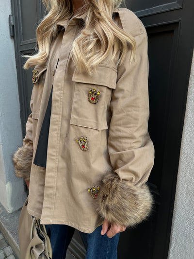 Crown armyjacket camel