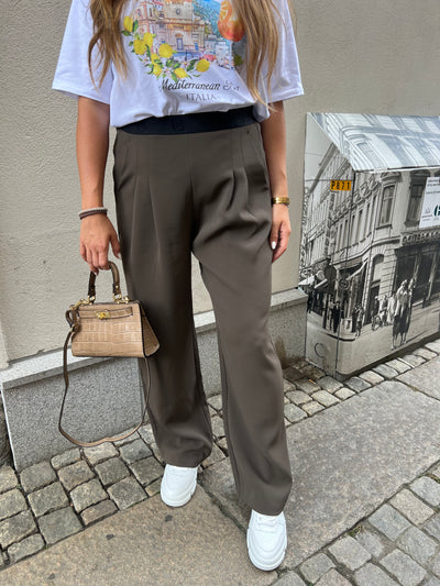 GOSSIA Kostymbyxa cloe go pants coffe