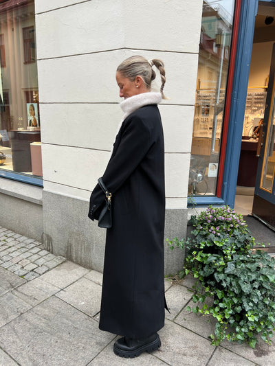C Long Coat Black - SC324 LEVERANS 7 DGR