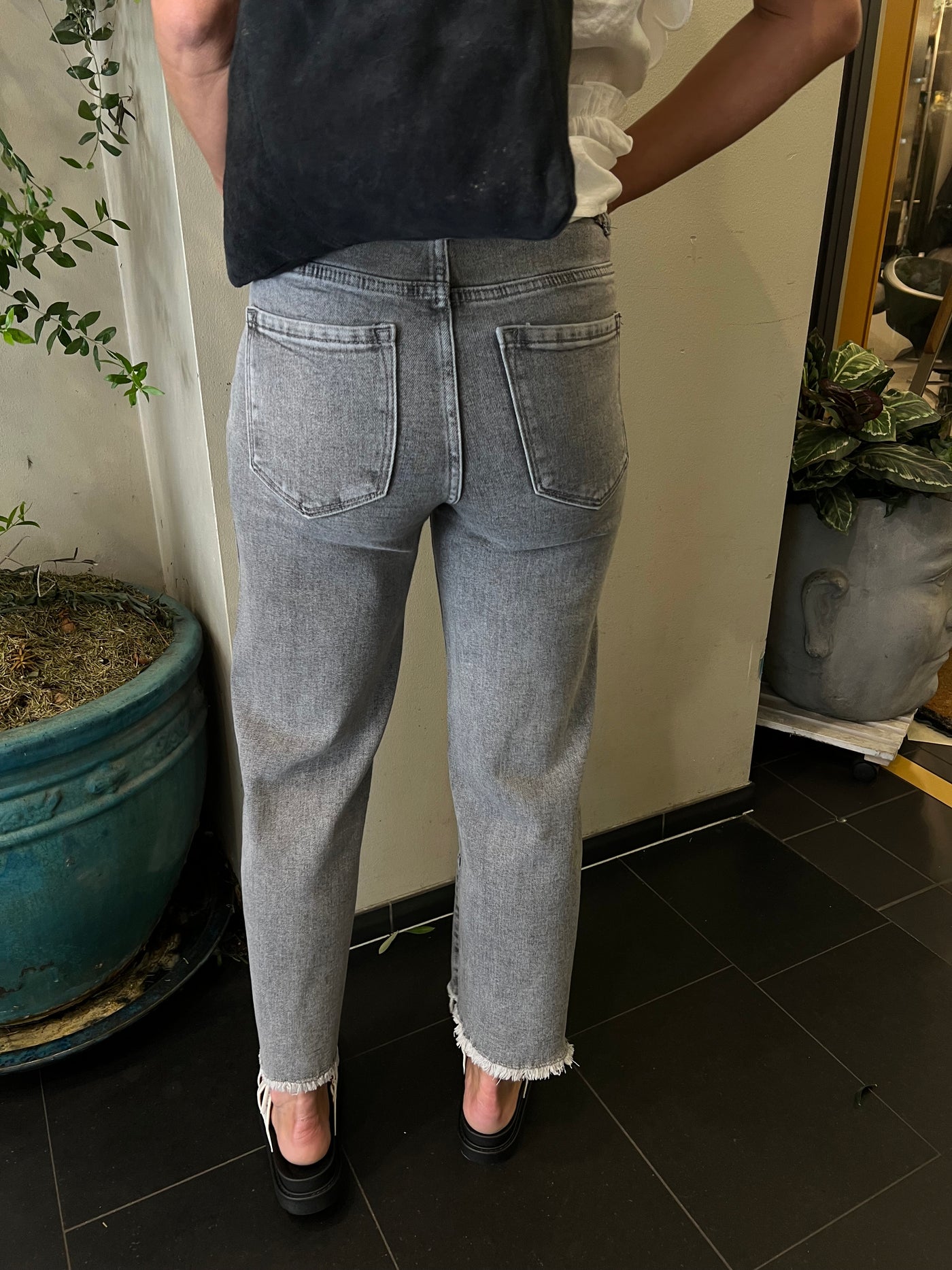 Charlotte Cropt jeans grey