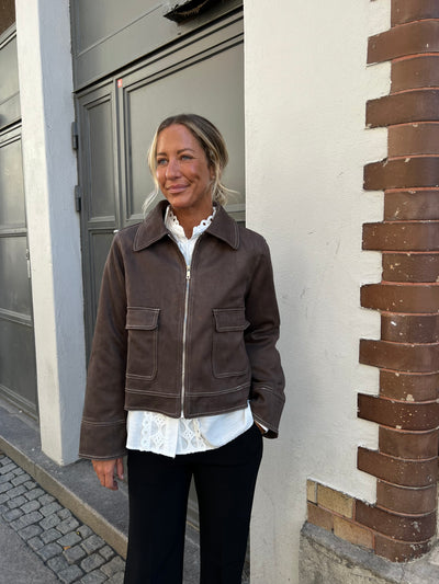 Sandro  jacket taupe 25019