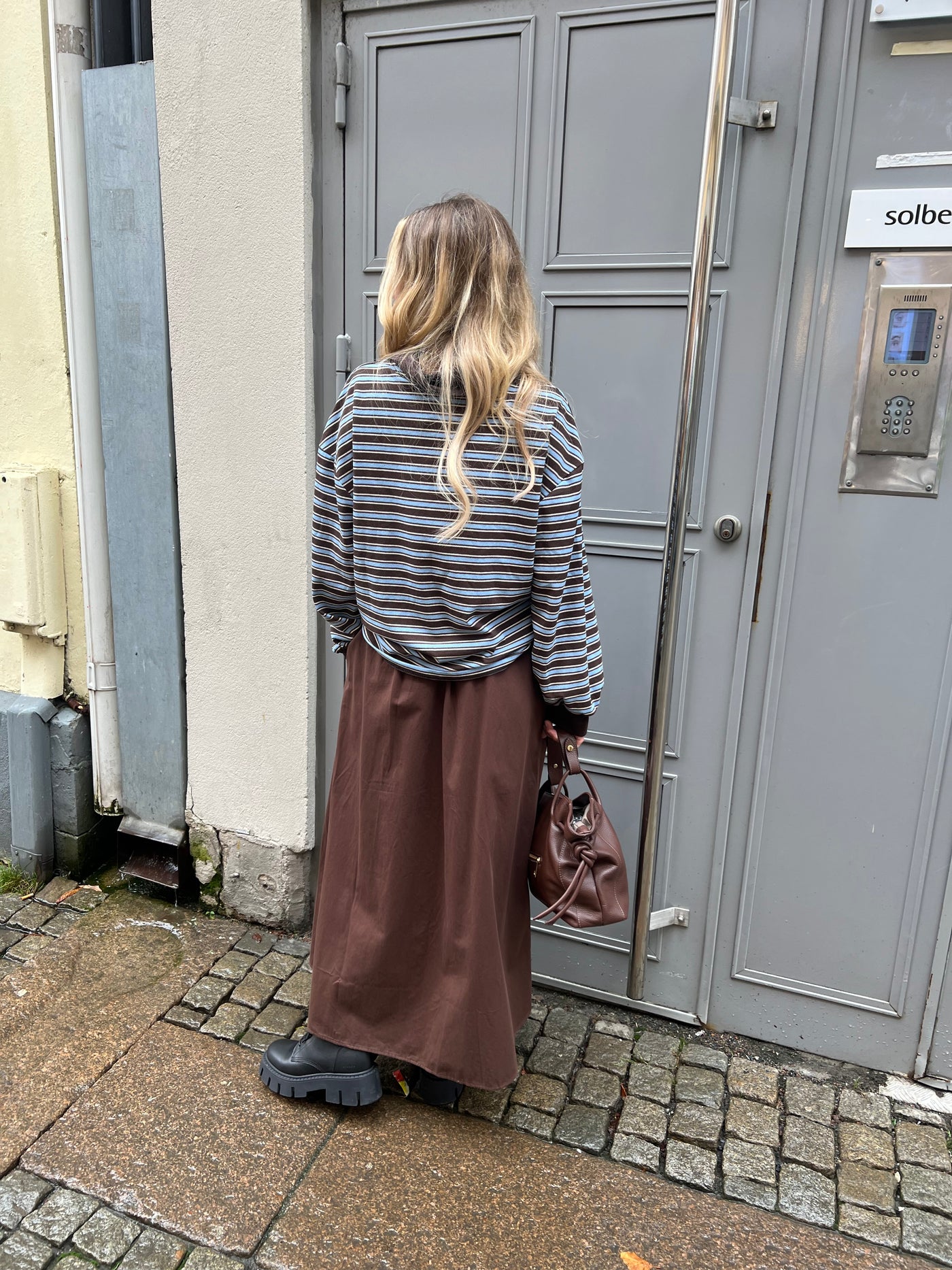 Stripe  pike brown/blue