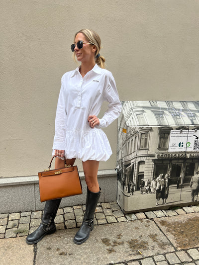 MIN MIN DRESS WHITE