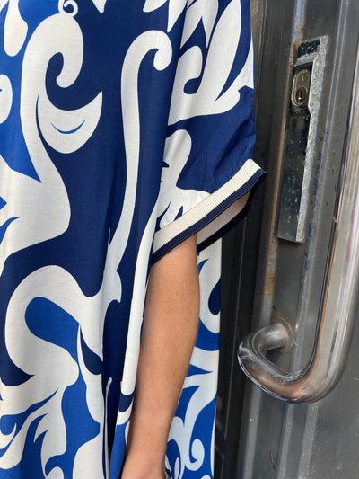 Kaftan dress sporty  blue