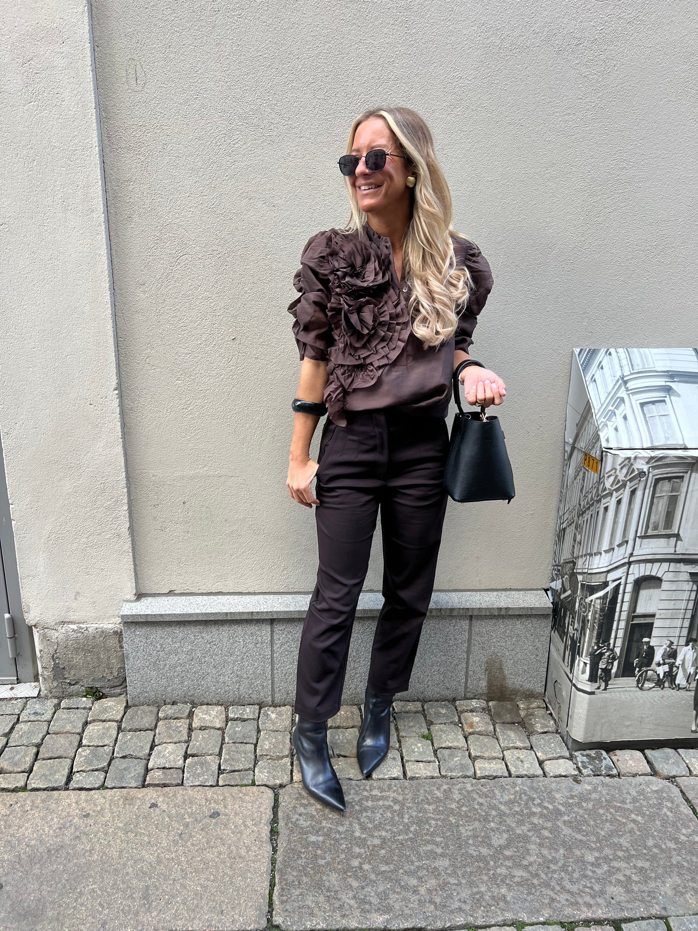 AnnsofiGO blouse brun