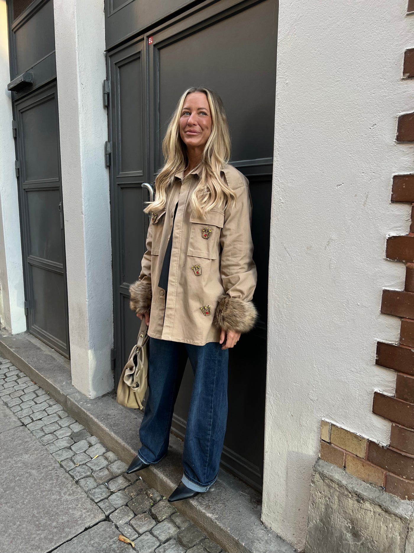 Crown armyjacket camel