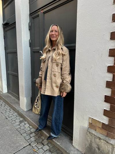 Crown armyjacket camel