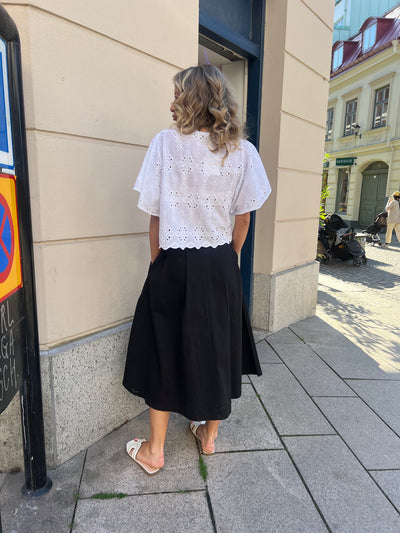Sandro blouse white lace