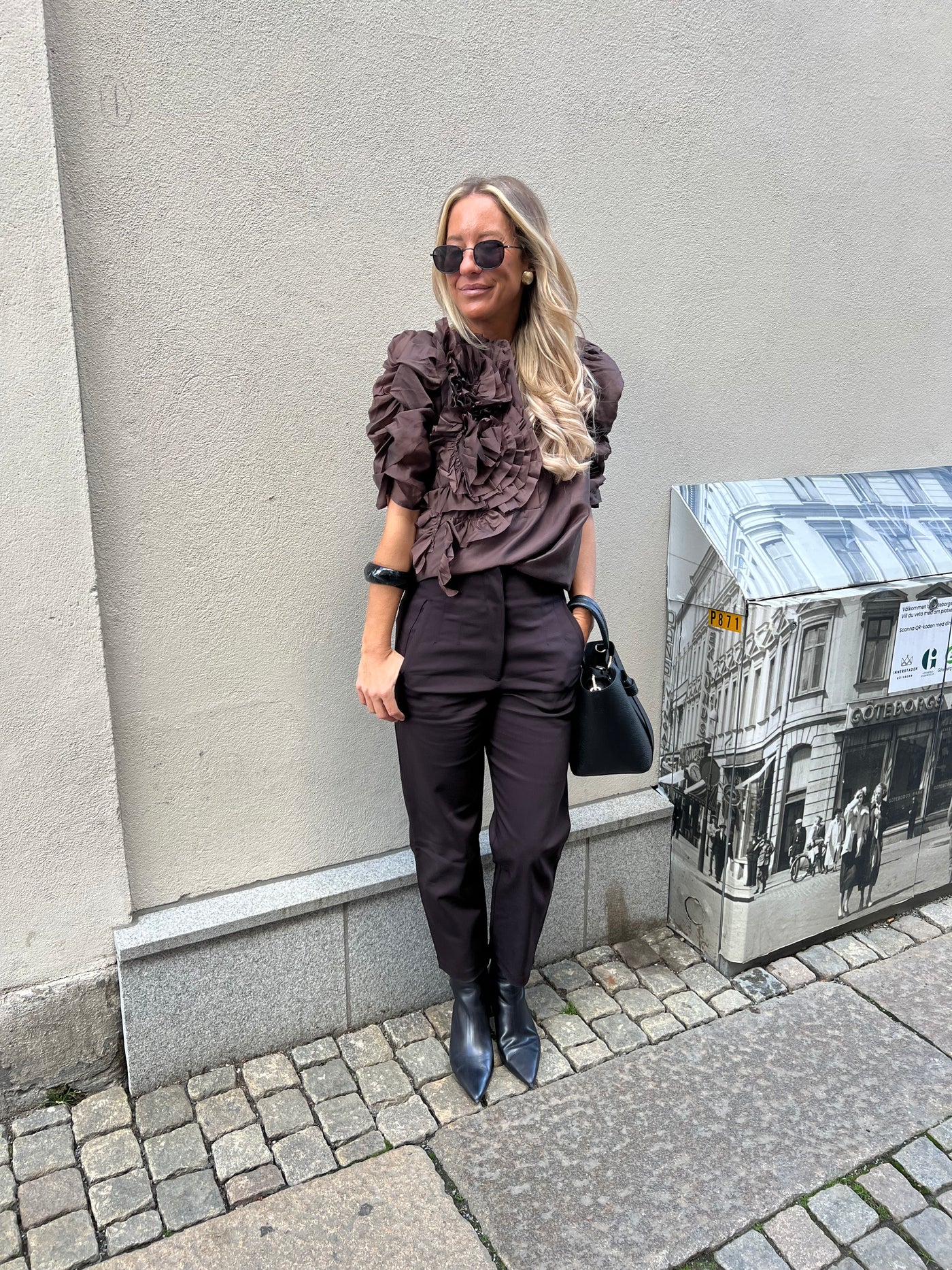 AnnsofiGO blouse brun