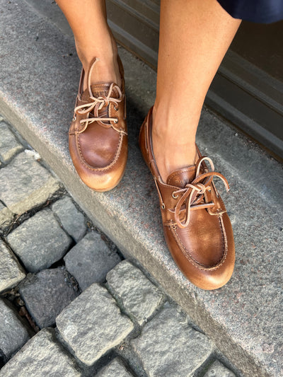 MARIN - Seglarskor - Brown leather