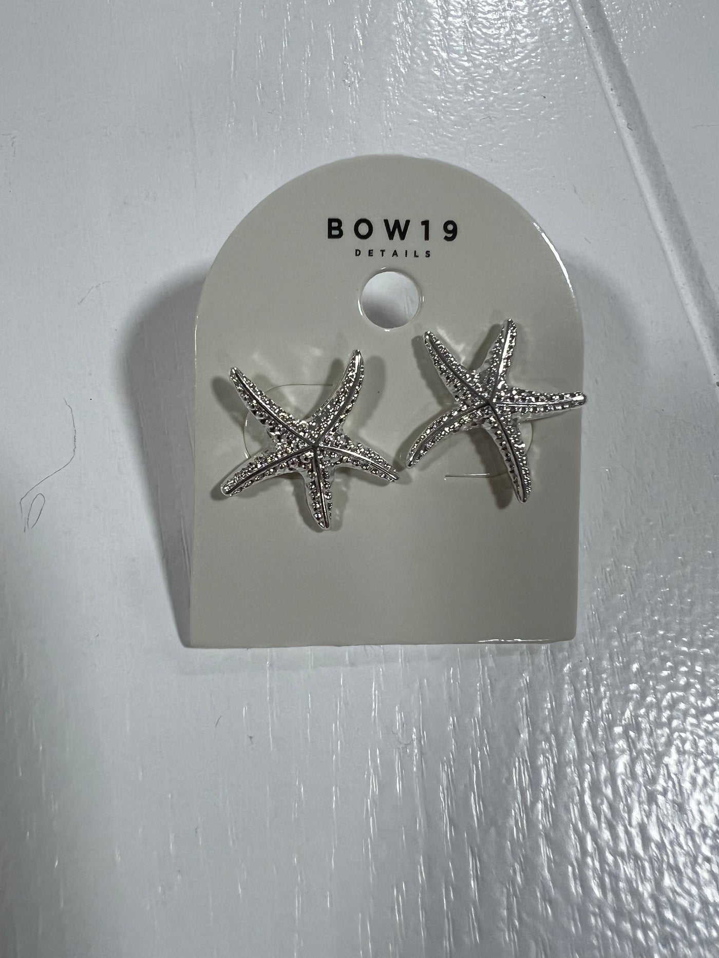 STARFISH STUDS SILVER