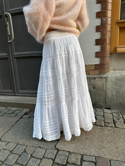 Felicia S Voile Skirt White