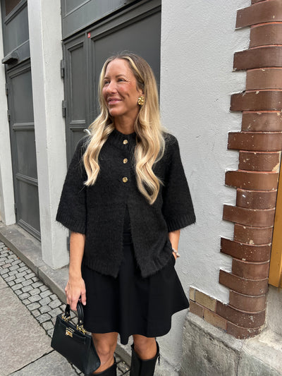 Benuta fluffy knit dark brown